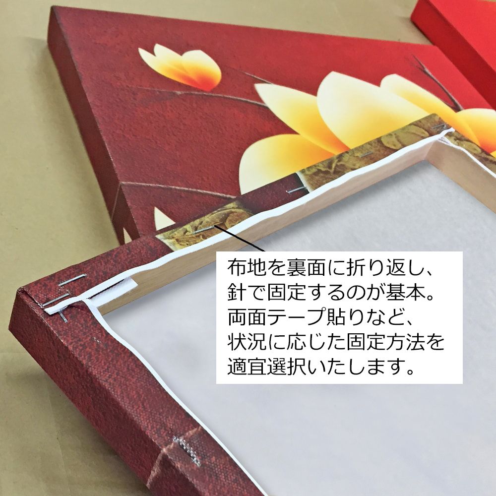 パネル仕立ての張り込みについて