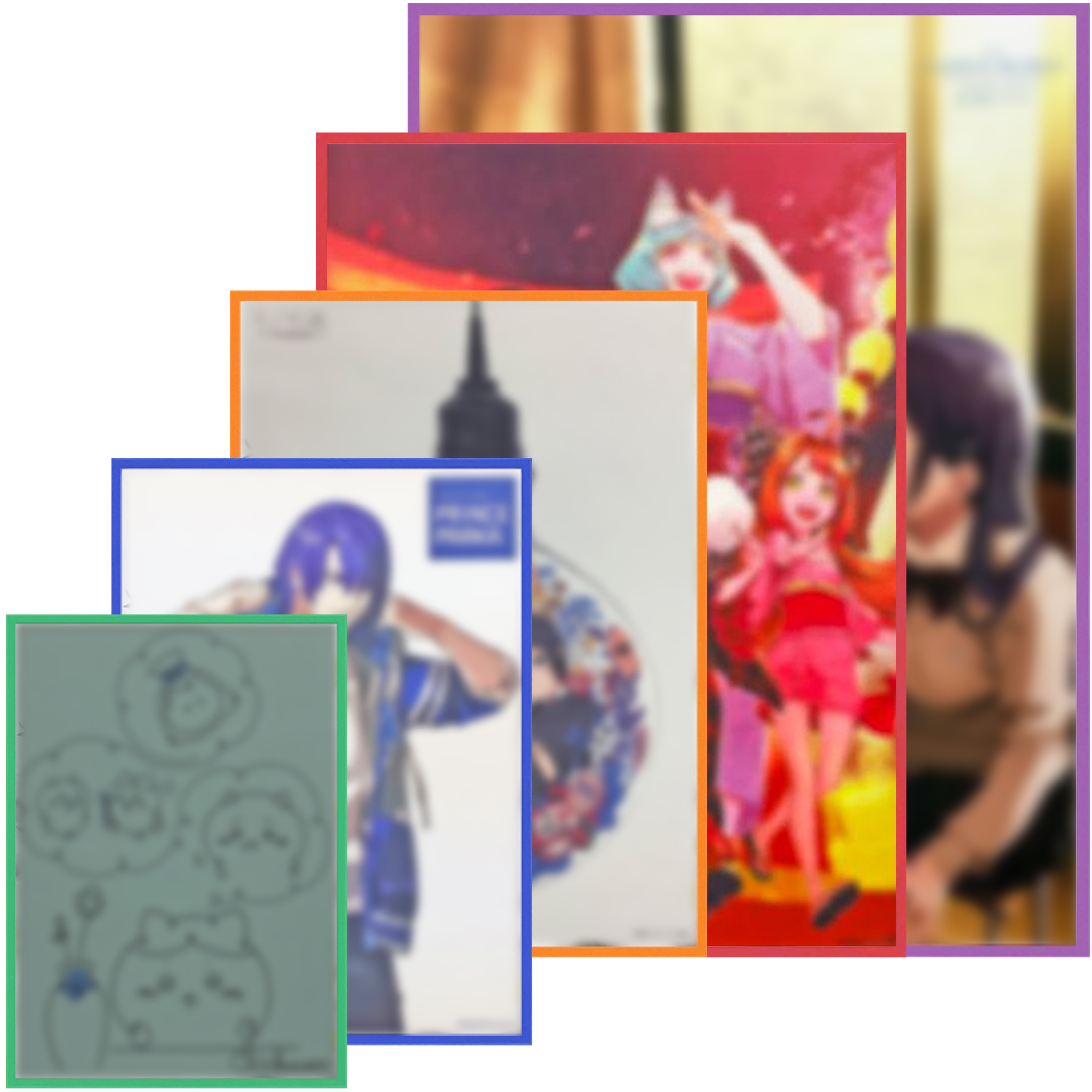 たるみの気になる布ポスターを、ビシッと伸ばして飾ります!!